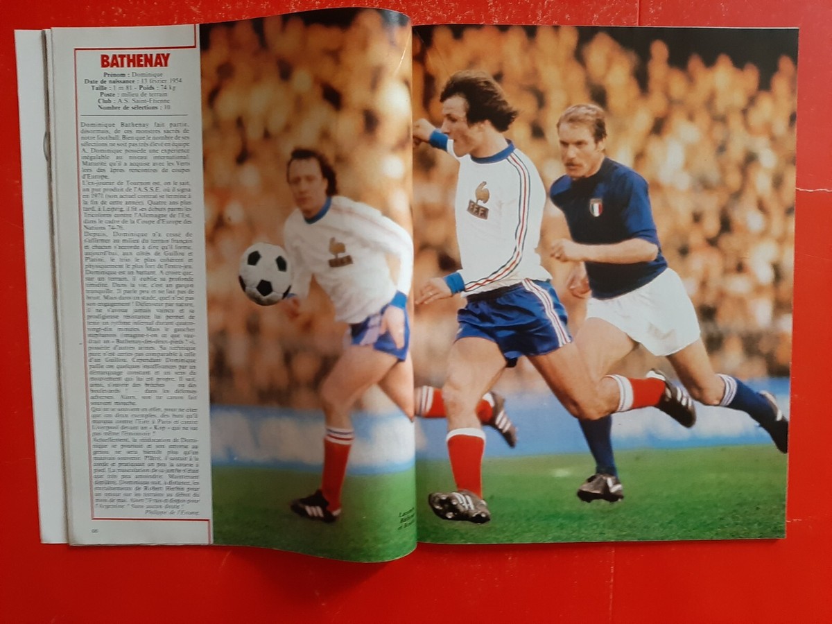 Photo : Michel Platini en équipe de France (photo non datée