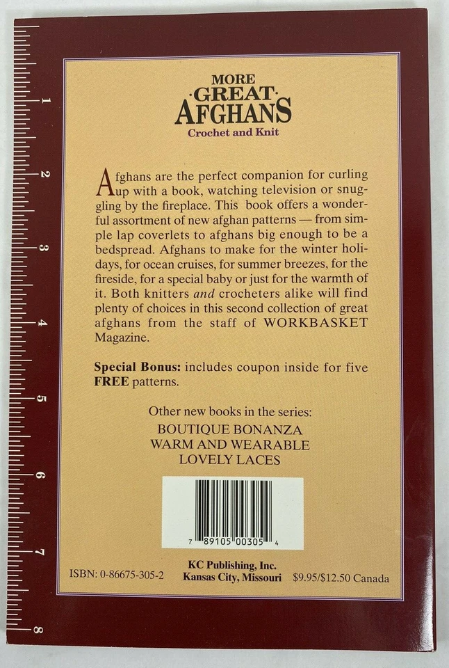 More Great Afghans The Classic Collection Crochet and Knit by Workbasket - Image 2 of 3