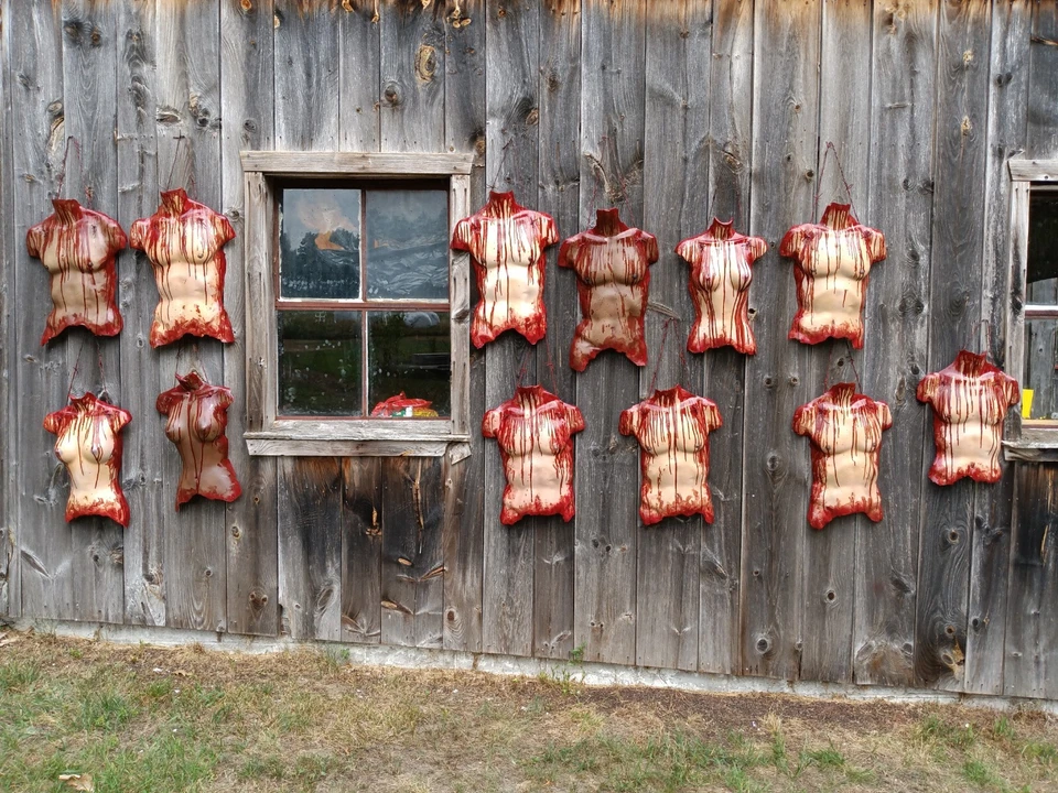 GORY SKINNED TORSO Halloween Props, OOAK by: MADMAT - Image 4 of 4