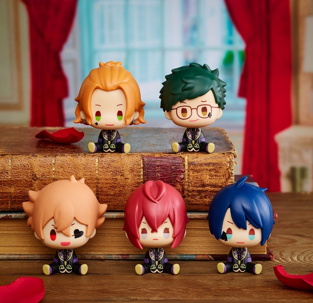 ツイステ　デフォルメフィギュア　ハーツラビュル　グリム ツイステ」ハーツラビュル＆グリムのデフォルメフィギュアが登場