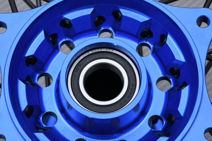 Jante arrière enduro bleue en alliage léger pour KTM XC 125 - 3