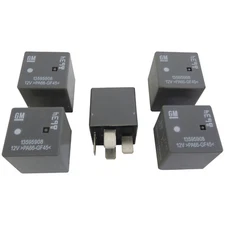 Automotive Electrical Relay 5-Pack 12V 4-Pin OEM GM 13595908