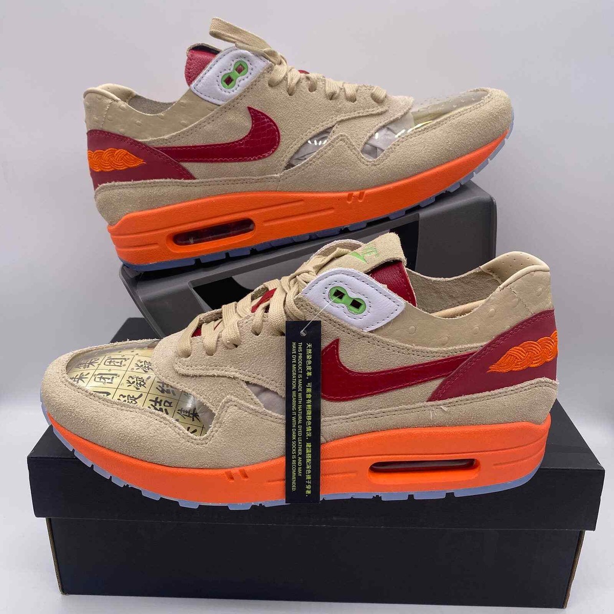 Nike Air Max 1 X CLOT , Men’s 9 Kiss of Death CLOT x Nike Air Max 1 “Kiss of Death” 2021: Official Product  main image 4