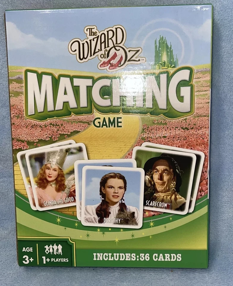 The Wizard of Oz Movie Matching Game Memory Card Match Master Pieces 36 Card NEW - Image 2 of 4