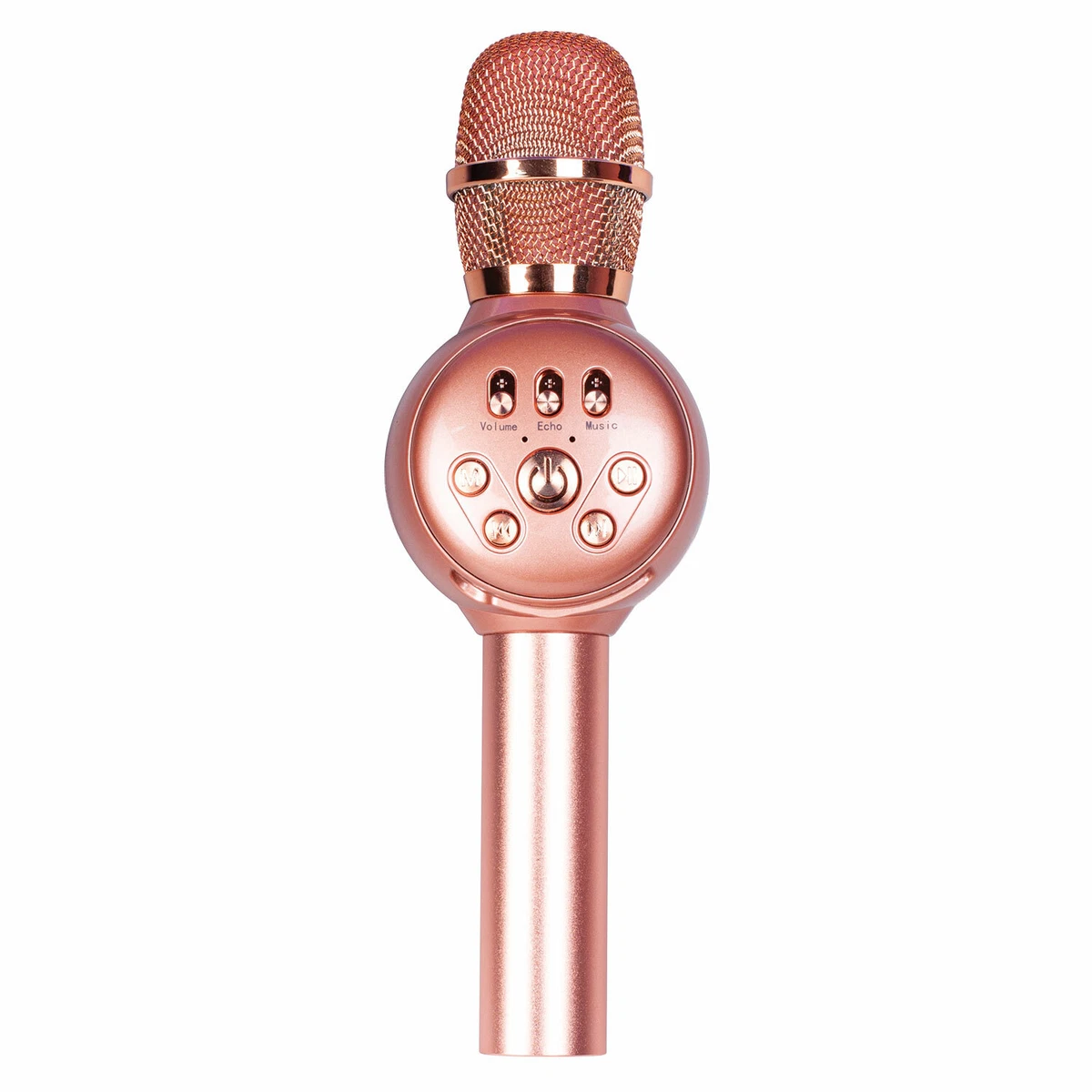 Laser Portable Bluetooth LED Karaoke Microphone Rose Gold eBay