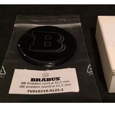 Brabus Logo Hood Emblem Badge ''MATT BLACK''#000-21-2 Made In Germany Mbz G-CLASS