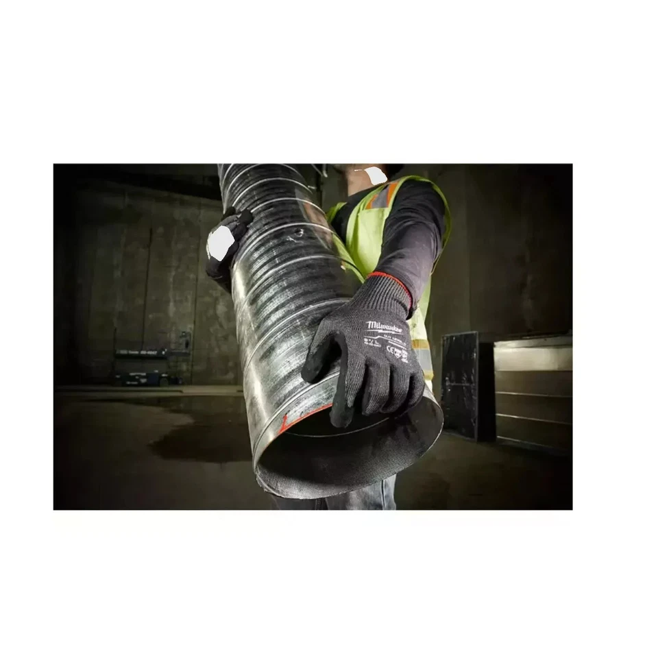 Guantes de trabajo Milwaukee 48-22-8951 nivel 5 resistentes a cortes sumergidos (8M) gris medio Foto 2 de 4