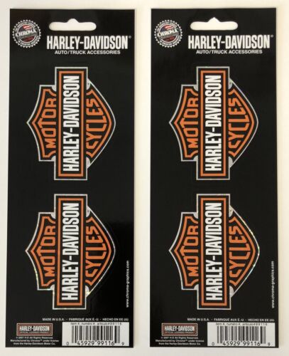 Harley-Davidson Bar & Shield 2 sheets of Stickers Decals NEW - Picture 1 of 1
