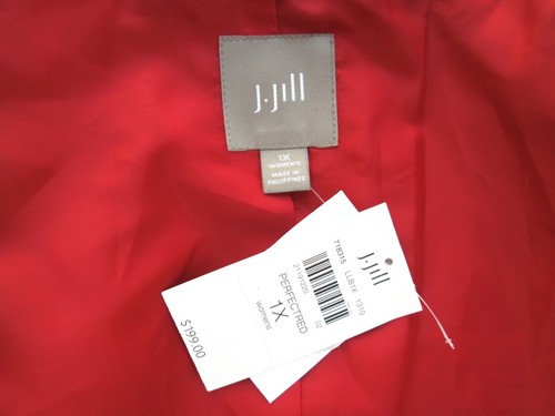 Blend Autunno Red J Nwt 199 Wool Jill Bottoni Tasche Cappotto 1x Inverno Tortie qWpZSX