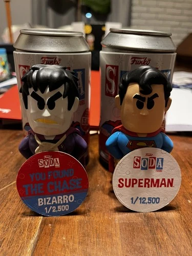 Funko Soda CHASE LIMITED EDITION Bizarro Superman DC Comics & Common! Set!