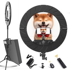 Ring Light 18 INCH Kit,55W6700k Dimmable LED Light, Tripod Stand, Remote Cont...