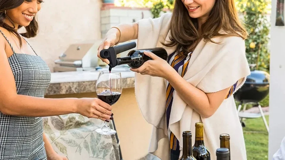 Coravin Pivot + Wine Aerator Preservation System - Teal Trim - Image 3 of 3