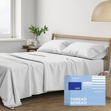 THREAD SPREAD Egyptian Cotton Sheets Queen Si...
