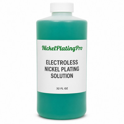 Electroless Nickel Plating Solution - 32 Ounce - Made in USA
