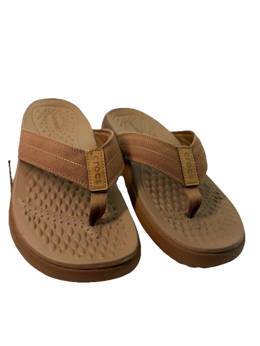Crocs Brown Flip Flops Men’s Size 13 Crocs Men main image 4