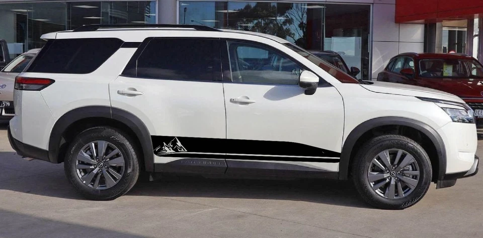 Calcomanías adhesivas de ambos lados gráficos rayas laterales Nissan Pathfinder Foto 2 de 4