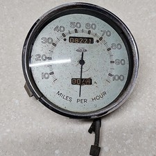 Mg Td Early Style Speedometer 1950s With Glass Lense Housing Mounting Bracket Mg Td Early Style Speedometer 1950s With Glass Lense Housing Mounting Bracket