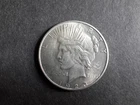 1923 liberty peace one dollar silver coin