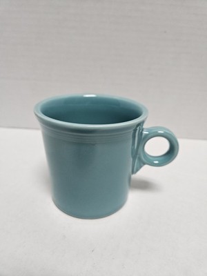 Fiestaware Turquoise Ring Handle Tom & Jerry Coffee /Tea Mug Cup Fiesta USA HLC 