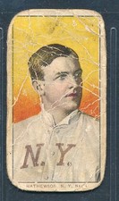 T206 Piedmont 150: CHRISTY MATHEWSON Portrait, New York Giants ~ POOR