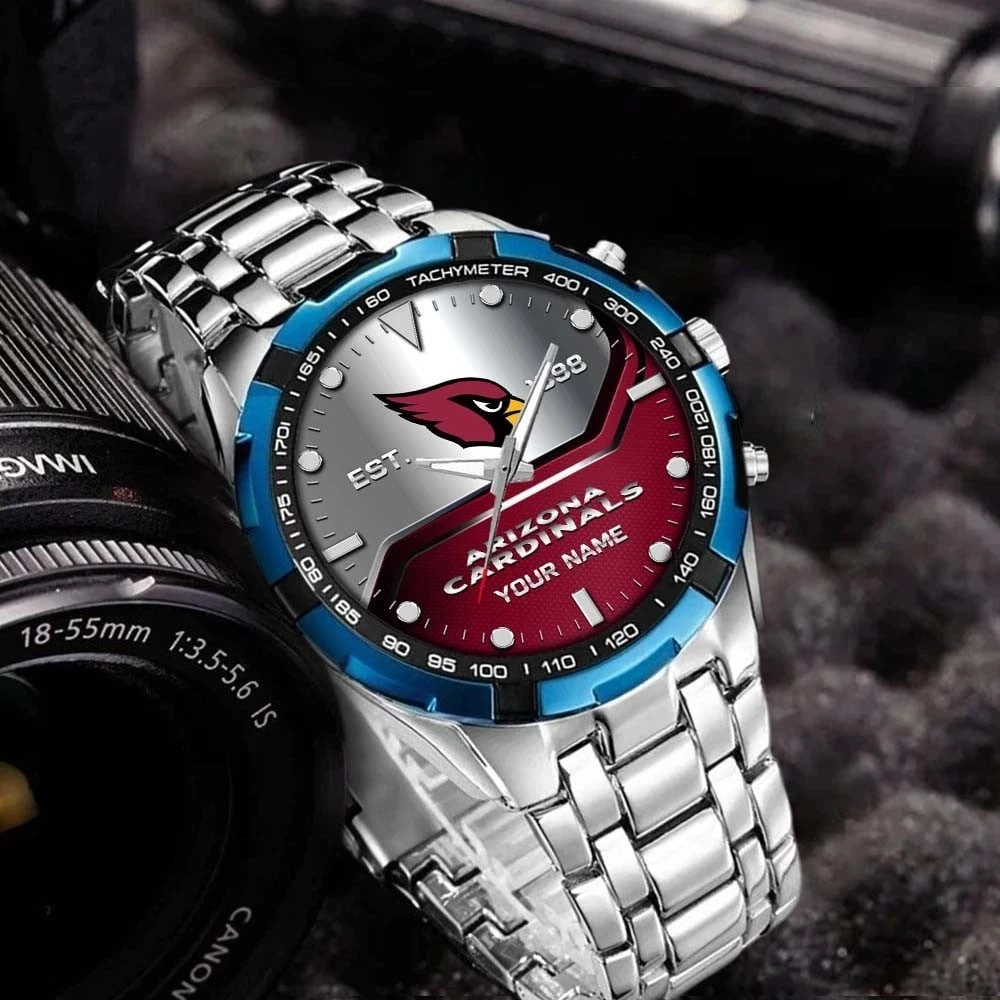 Personalized Arizonna Football Cardinalss Team Alloy Men Quartz Watch Gift