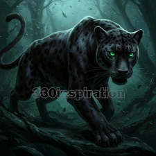 Digital Image Picture Photo Wallpaper Background Desktop Fantasy Leopard #A455