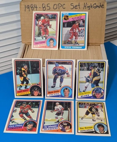 1984-85 O-Pee-Chee Hockey Complete Set of 396.   Solid High Grade Set ...3