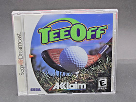 Tee Off (Sega Dreamcast, 2000) COMPLETE!! Minty Disc!! From Acclaim!!