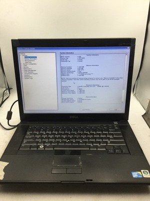 DELL LATITUDE E6500 - BOOTS TO BIOS - INTEL CORE 2 DUO - NO RAM - READ DESC - BB