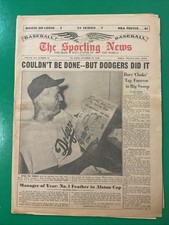 Sporting News - October 19, 1963 - Walter Alston - Los Angeles Dodgers