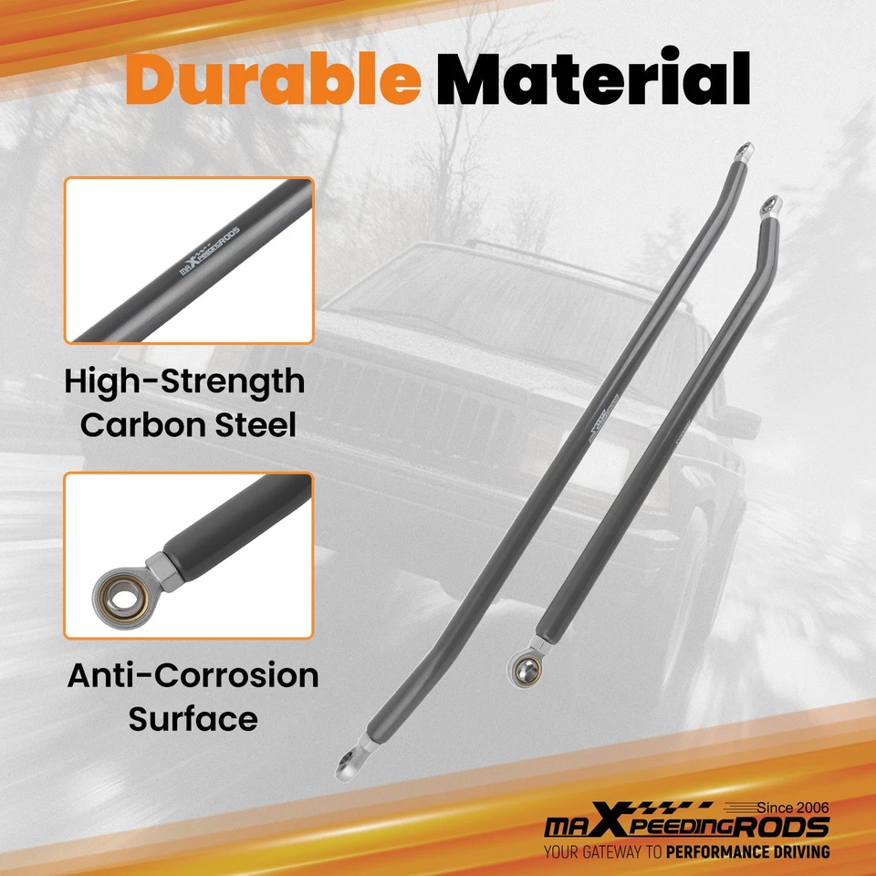 Kit cruzado de dirección para Jeep Cherokee XJ 1984-2001 1997-2006 Wrangler TJ LJ Foto 4 de 4