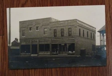 Vintage Postcard Otho Iowa General Merchandise Store Horse & Buggy Days 1900s