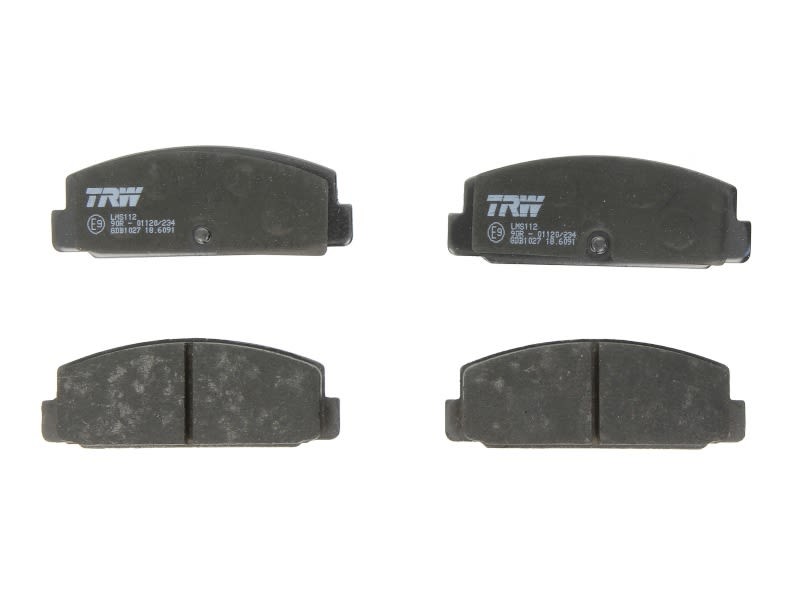 Plaquettes de freins arrière TRW GDB1027 pour berlines compactes Mazda 323 et RX 7