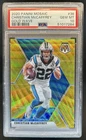 2020 Panini Mosaic Christian McCaffrey Prizm Gold Wave#/10 Panthers PSA 10