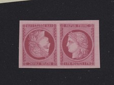 Timbre France classique avant 1900 N° 6 Cérès tête-bêche neuf sans gomme