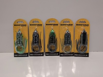 Lot Of 5 Mixed Colors BOOYAH PAD CRASHER Jr. (843)
