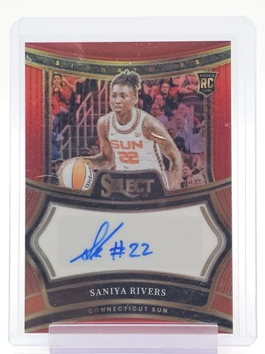 Saniya Rivers 2025 Panini Select Saniya Rivers Red