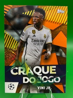 2020-21 Topps Carnaval Ed. UEFA C.C. Vini Jr. Craque Do Jogo, 05/25, #CJ-7