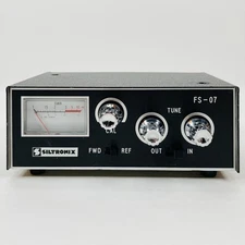 Siltronix FS-07 SWR Meter Tune Japan Electronic % REF Power Vintage