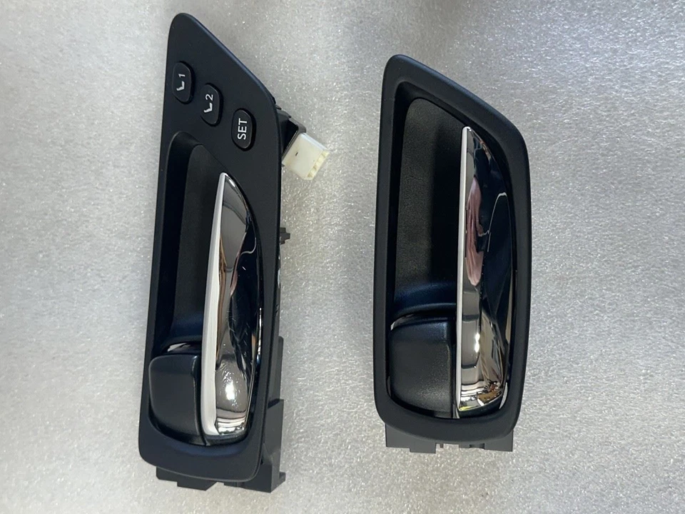 2007 2008 2009 2010 2011 2012 LEXUS ES350 FRONT REAR INTERIOR DOOR HANDLES BLACK - Image 2 of 4