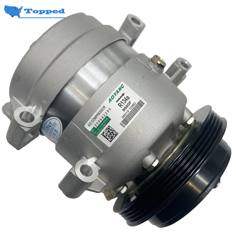 Nuevo compresor de aire acondicionado 89019077 12V para Pontiac GTO 2004-2006 Foto 2 de 4