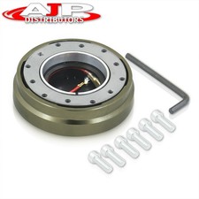 Thin Slim Quick Release Adapter Hub Steering Gunmetal For Mustang Focus Fiesta