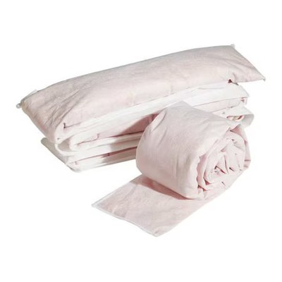 Pig Pig353 Sorbent Sock, 1 Gal, 2 In X 48 In, Bases, Pink, 4 Pk