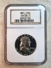1962 Franklin Half Dollar NGC PF64 Silver | Great Eye Appeal | Cameo Look $1NR