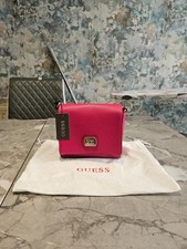 Guess shoulder bag, colour shocking pink.