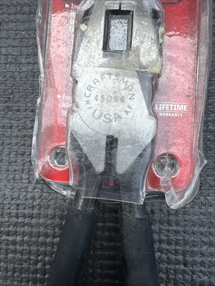 Sears Craftsman 8 pulgadas Alicates, Linesman - EE. UU. - Parte # 45094 Alicates Nos Foto 4 de 4