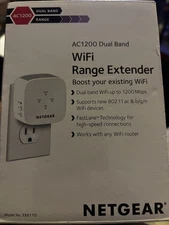 Netgear AC1200 Dual Band WiFi Range Extender EX6110-100NAS *Free S/H*