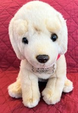 FAO Schwarz Golden Retriever Puppy Dog 16" Plush Stuffed Animal Laying