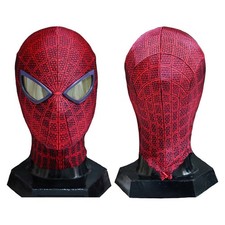 New The Amazing Spider-Man Mask Cosplay Costume Spiderman Halloween Props Adult