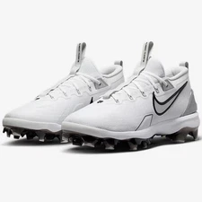 Nike Force Trout 9 Elite MCS Baseball Cleats FZ0884-102 Platinum Mens Size 12